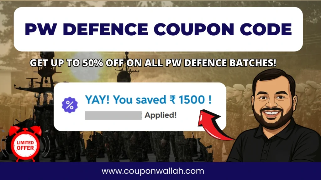 PW Defence Batch Coupon Code